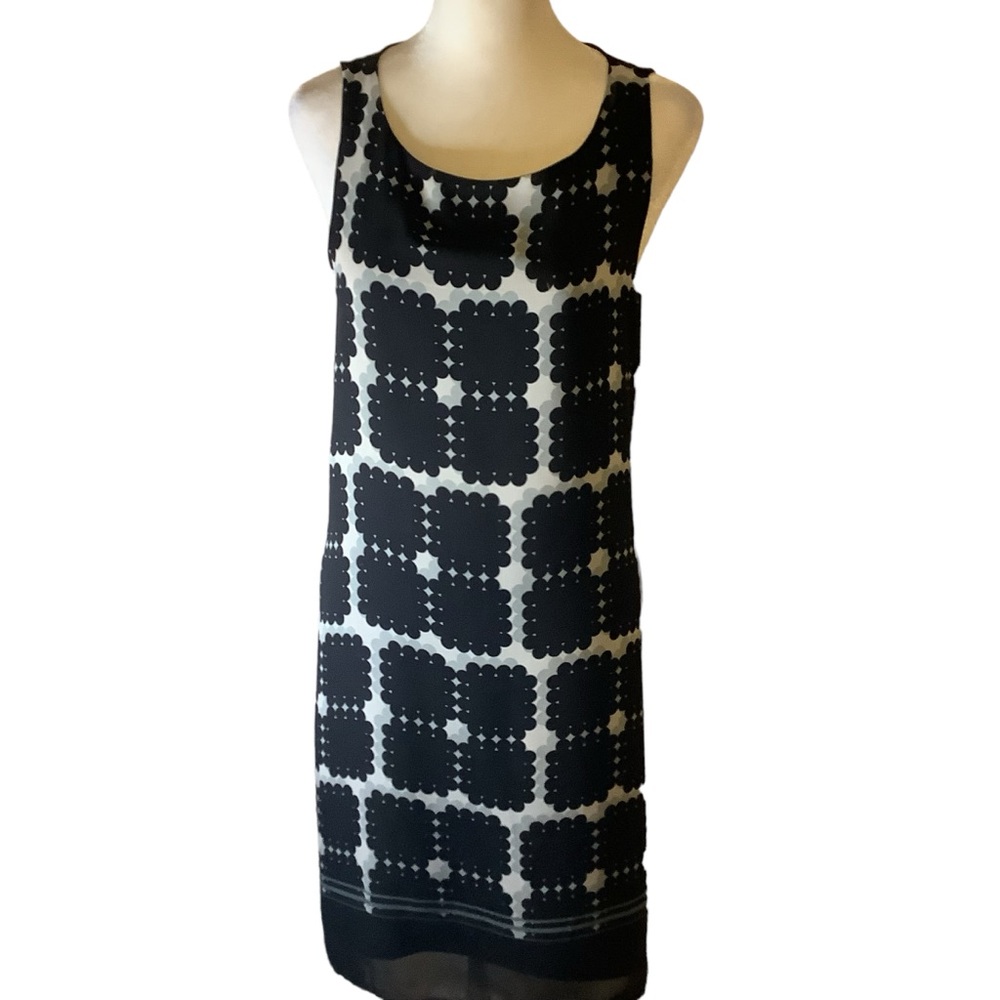MAX STUDIO NWT Geometric Sleeveless Maxi Dress. Self Lined Size Med